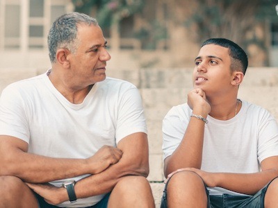 Older man and dependent discussing social security disability benefits by disability apply houston texas